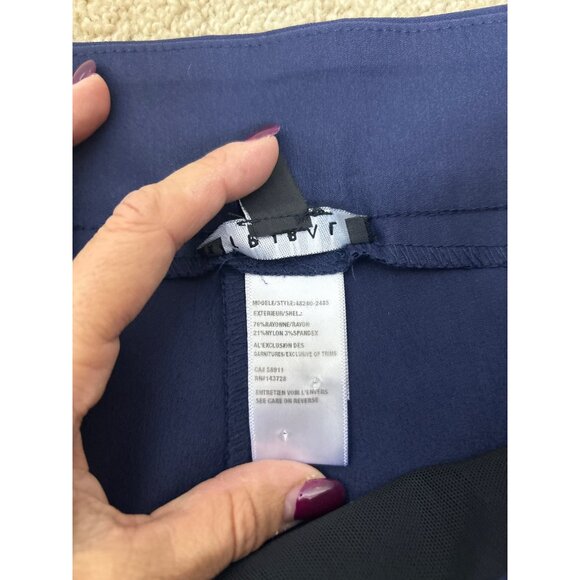 NWT Tribal Flatten It Tummy Control Ankle Pants Navy Lightweight Size 12 - Picture 6 of 11